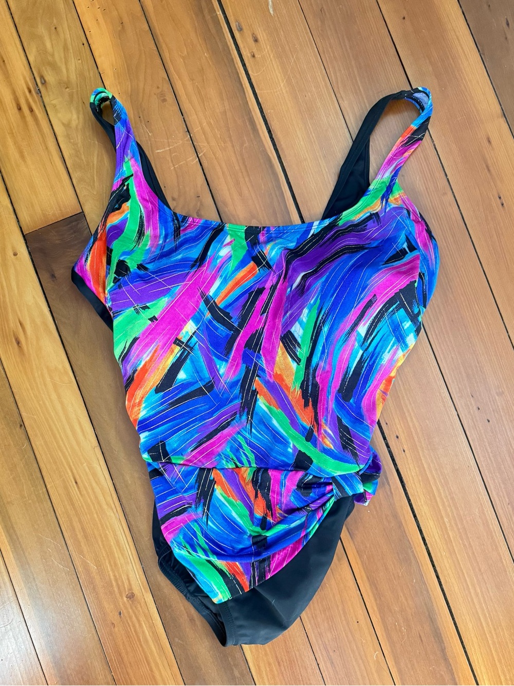 NWT Great Lengths Bright Multicolor One-Piece Swimsuit